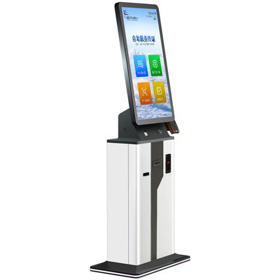 comprar Terminal de pagamento de quiosque de autoatendimento de gerenciamento de 21,5 polegadas com leitor de código Qr Pos. online manufacture