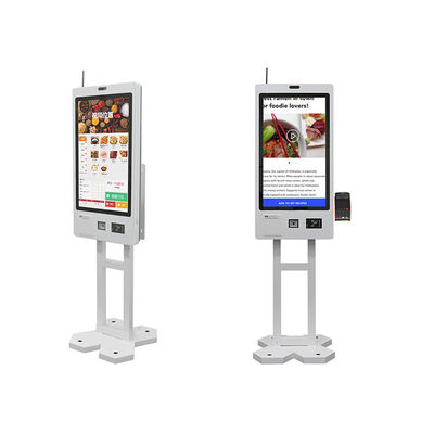 comprar Quiosque de autoatendimento para pedidos e pagamentos em restaurantes com tela sensível ao toque de 21,5 polegadas, scanner de código QR e impressora de tickets personalizável por OEM online manufacture