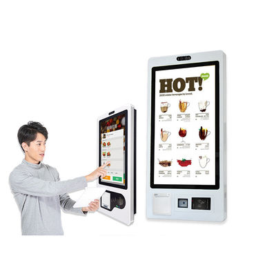 comprar Quiosque de autoatendimento de varejo capacitivo Tela sensível ao toque para pedidos de restaurante com impressora térmica online manufacture