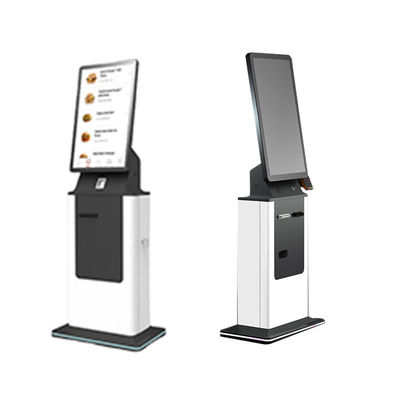 comprar 27 32 Inch Touch Screen Hotel Self Service Cheque no quiosque SDK Scanner de passaporte Dispensador de cartões Impressora de bilhetes Quiosque de pagamento online manufacture