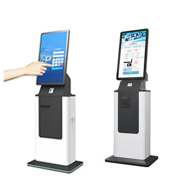 comprar Custom Hotel Self Check in Checkout Kiosk Touch Screen Self Service Kiosk de pagamento com leitor de código QR e impressora térmica online manufacture