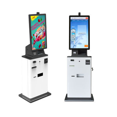 comprar Máquina de troca de moedas de autoatendimento Máquina de troca de moedas com SDK Leitor de códigos de barras Scanner de passaporte Quiosque de pagamento de câmbio de moeda estrangeira online manufacture
