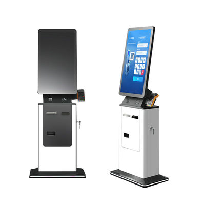 comprar Hotel Check In Quiosque de pagamento em dinheiro com auto-serviço Scanner de passaporte e impressão de cartão de embarque online manufacture