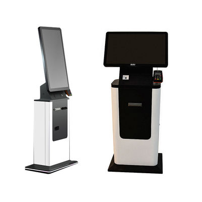 comprar Verificação de tela sensível ao toque no quiosque autoatendimento Scanner de passaporte leitor de cartões impressora de bilhetes quiosque de pagamento para estacionamento de jogos hotel online manufacture