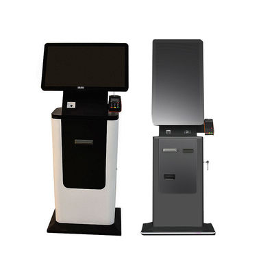 comprar 27 32 Inch Interactive Touch Self Service Kiosk Terminal Hotel Self Service Impressora de bilhetes Leitor de cartões Caixa de pagamento de moedas online manufacture