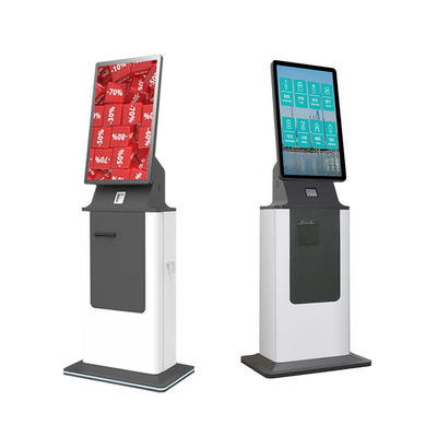 comprar Terminal de chão Crtly de 32 polegadas com quiosque de autoatendimento de pagamento com câmera, leitor de cartão, impressora de recibos e quiosque de pagamento online manufacture