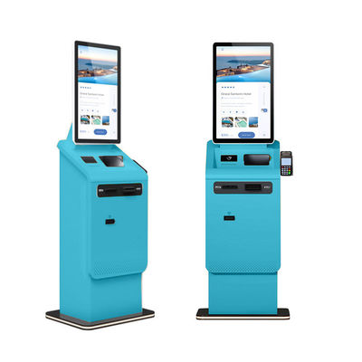 comprar Quiosque de autoatendimento Interativo Touch Screen Aceitador de caixa Caixa de câmbio Quiosque de pagamento de autoatendimento online manufacture