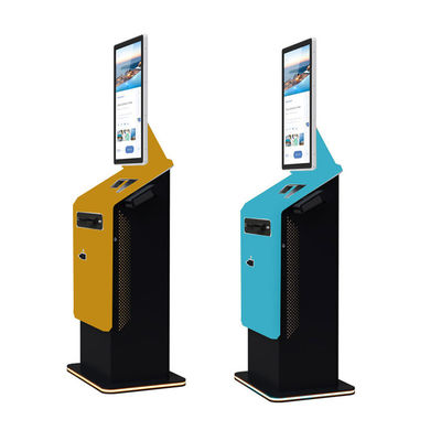 comprar Quiosque de autoatendimento Máquina de troca de dinheiro de toque Impressora de bilhetes Dispensador de dinheiro Pagamento Quiosque de aceitação de dinheiro online manufacture