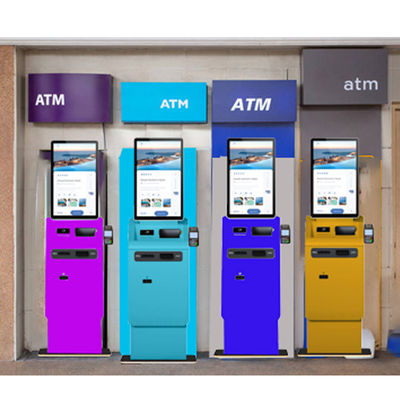 comprar Máquina de caixas eletrônicos criptográficos personalizáveis Aceita dinheiro moeda cartão bancário online manufacture