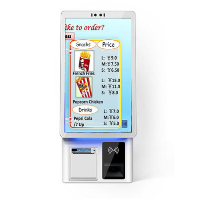 comprar QR Code e RFID Self-Service Kiosk com 10 pontos de toque capacitivo para impressão de bilhetes online manufacture