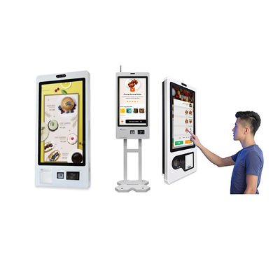 comprar Quiosque de auto-encomenda Todos em um Impressora térmica Montado na parede e com tela sensível ao toque Quiosque de pagamento de auto-atendimento online manufacture