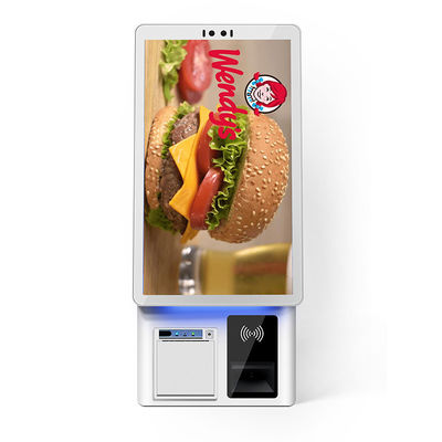 comprar Crtly Wholesale 21.5 Inch Touch Printer Self Service Payment Ordering Kiosk for Retail Stores and Restaurant Bill Payment Kiosk online manufacture