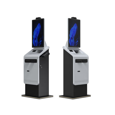 comprar Máquina de Troca de Moedas de Autoatendimento com SDK e Leitor de Código de Barras Scanner de Passaporte Quiosque de Pagamento de Câmbio de Moeda Estrangeira online manufacture