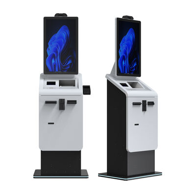 comprar Terminal de autoatendimento com tela sensível ao toque Android de 27 32 polegadas, quiosque de pagamento com impressora A4, scanner de código QR, máquina de câmbio online manufacture