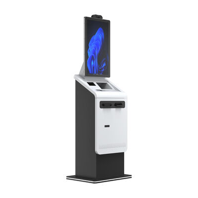 comprar Self-Service Coin Cash Acceptor & Dispenser Kiosk com SDK e Barcode Reader Tecnologia Touch Screen Terminal de Pagamento Interior online manufacture