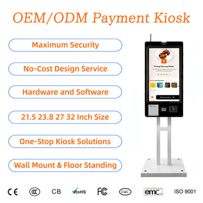 comprar Restaurante Self-Service Ordem Checkout Pagamento Quiosque 21,5 polegadas Touch Screen Receita Impressora Ordem Quiosque Solução online manufacture