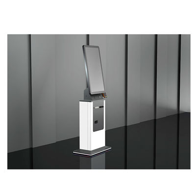 Quiosque de pedidos de restaurante em pé