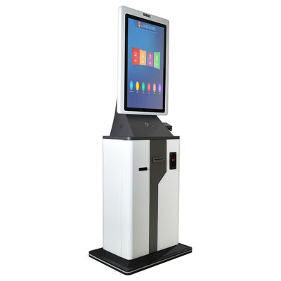 Comodíssimo quiosque de check-in com distribuidor de cartões e sistema operacional Android/Linux/Win7/8/10/11