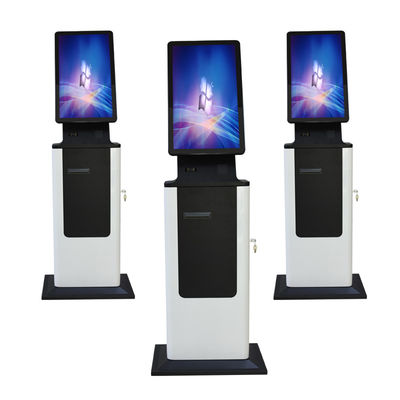 Quiosque de venda automática de bilhetes com tela sensível ao toque de 32 polegadas com impressora de moedas