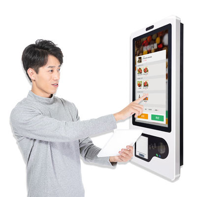 Quiosque de autoatendimento com tela sensível ao toque para restaurante McDonald's KFC