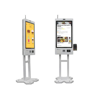 Máquina de quiosque de autocontrato para encomenda de restaurantes com instalação em pé