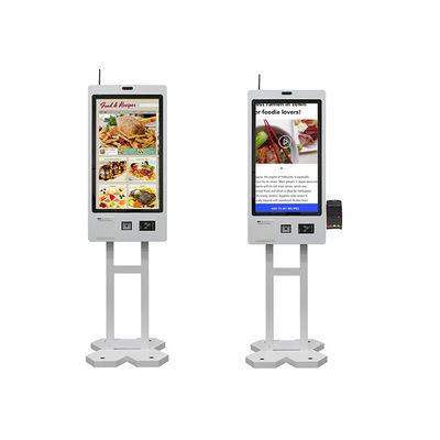 Quiosque de pagamento de autoatendimento de tela sensível ao toque com scanner QR/leitor NFC