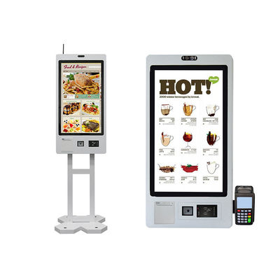 32 polegadas Android Kit de Pedido de Restaurante Sem Pessoal para KFC McDonald's