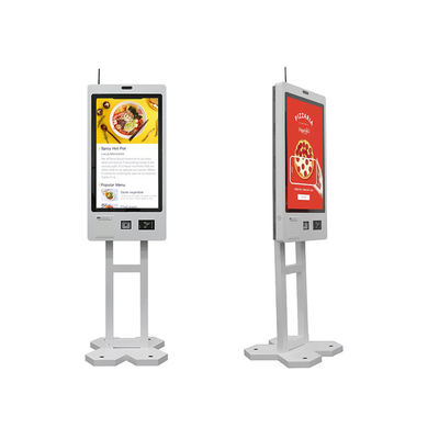 Montado na parede / no chão Standing Self Service Ordering Kiosk Capacitive Touch Para Restaurante