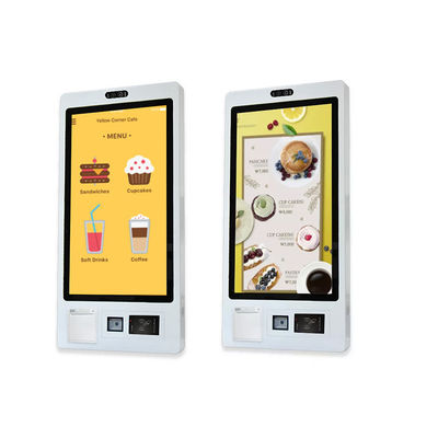 Supermercado Quiosque de autoatendimento Flexível e intuitivo LCD touchscreen com leitor de cartões