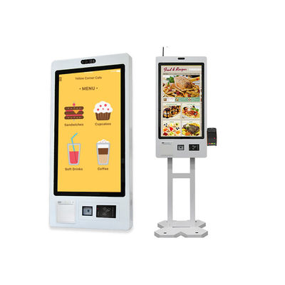 Máquinas de auto-checkout convenientes com leitor NFC opcional para transações eficientes