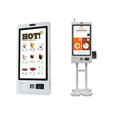 Impressora térmica custada pagamento Ticket Vending Kiosk da posição da carga da ordem 32 polegadas