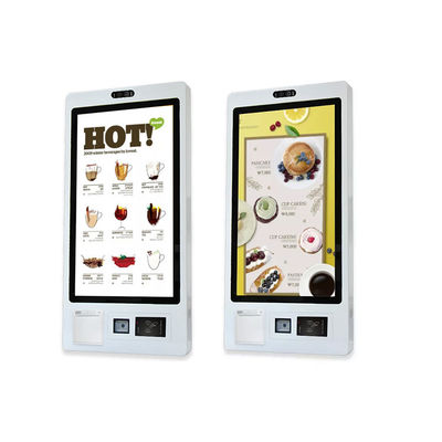 Quiosque de auto-encomenda montado na parede com Android/Win7/8/10 OS Instalação interna
