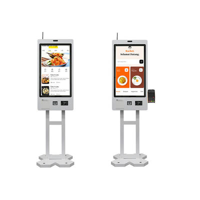 Máquina do serviço do auto dos restaurantes do fast food, dinheiro Bill Print Ordering Payment Kiosk