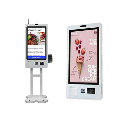 Quiosque de terminal de pagamento de comida rápida Lcd Autoatendimento para pedidos com tela sensível ao toque Quiosque interativo