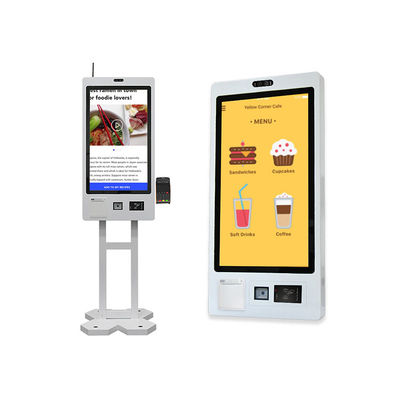 Quiosque de tela sensível ao toque para restaurante Quiosque de autoatendimento com tela sensível ao toque Monitor de tela sensível ao toque