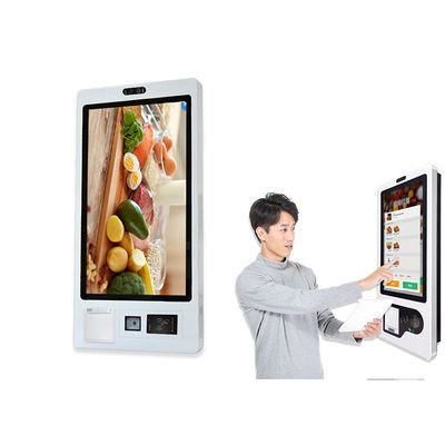 Máquina de venda automática de passagens para quiosque de metrô de 32 polegadas Sistema Win