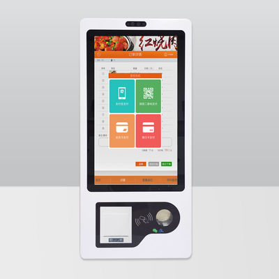 23 27 32 polegadas máquina de auto-checkout terminal de pagamento fast food quiosques de pedidos