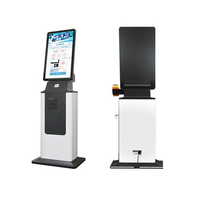 Self Service Cash and Coin Recycler Android Payment Kiosk Card Dispenser Ticket Printer Self Hotel Check in Kiosk