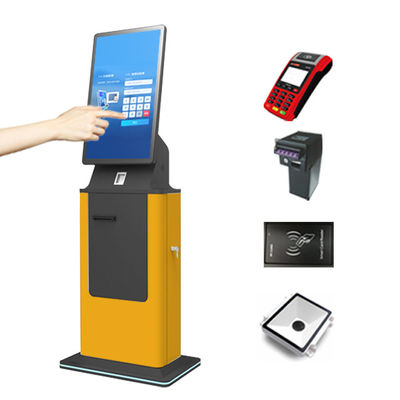 Tela táctil Bill Payment Kiosk de 27 polegadas, máquina da troca de moeda do serviço do auto
