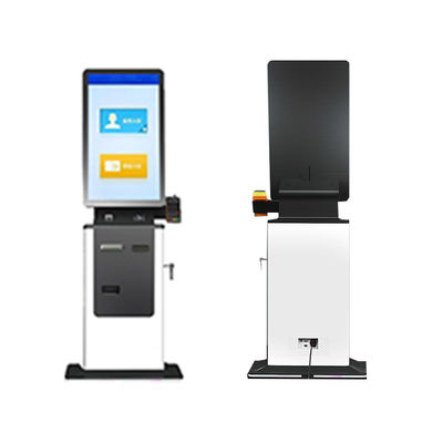 Instalação Vertical Check In Kiosk cor personalizada e opcional de leitura de cartão elétrico