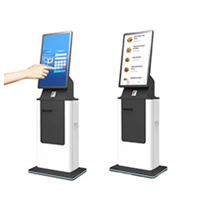 27 polegadas de tela sensível ao toque Self-Service Check In Kiosk com Android/Linux/Win7/8/10/11 OS e QR Code opcional