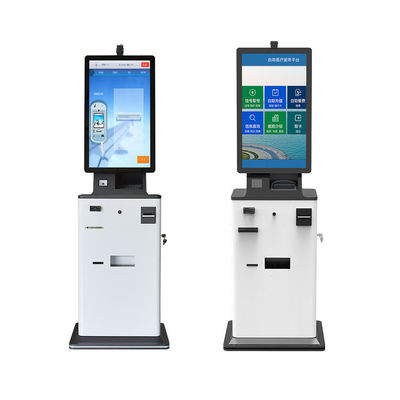 Máquina de venda automática do serviço do auto de And Cash Payment da impressora, quiosque automático esperto do bilhete