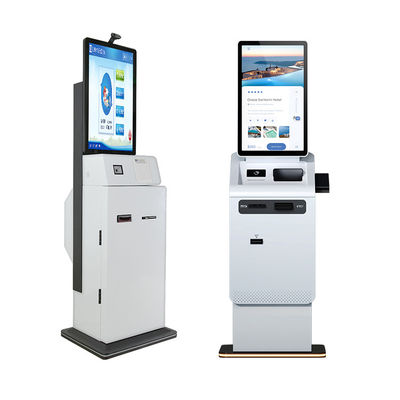 Quiosque de auto-pagamento Impressora de bilhetes com capacitivo táctil Quiosques de pagamento para hotéis Aeroporto