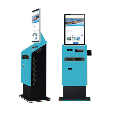 Máquina de reciclagem de dinheiro de tela sensível ao toque com código QR Tipos de bilhetes e pagamento