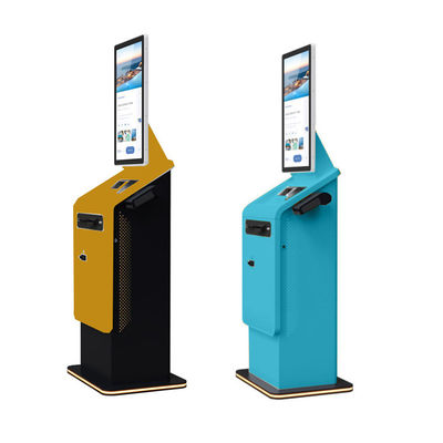 Quiosque de autoatendimento Stand de piso touch screen automático caixa câmbio de moeda de autoatendimento terminal de pagamento quiosque