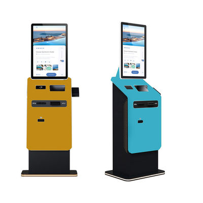 Crtly Dual Screen Self Service Kiosk QR Code Touch Screen Informações integradas Kiosk Pagamento em dinheiro Kiosk