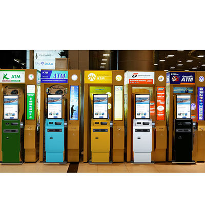 Máquina automática de venda de bilhetes de loteria Estação de autocarros Máquina de reciclagem de dinheiro Troca de moeda