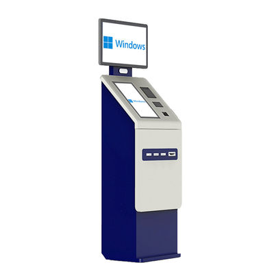 Crtly 32 Inch Self Parking Payment Kiosk com dinheiro Passaporte Scanner Check In Hotel Dispensador de cartão Kiosk