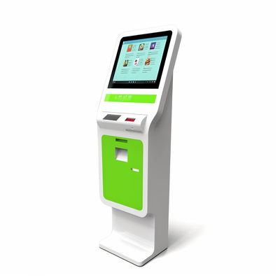 Máquina capacitiva do pagamento do auto do tela táctil do LCD com varredor de QR
