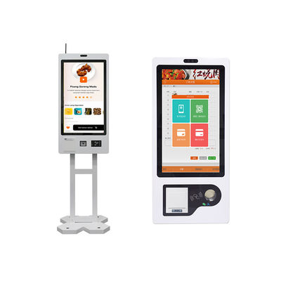 Big Screen Self Checkout Machine Supermercado Pagamento em dinheiro